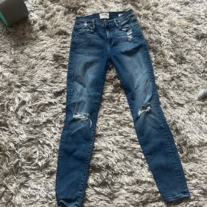 Frame jeans size 26 le high skinny